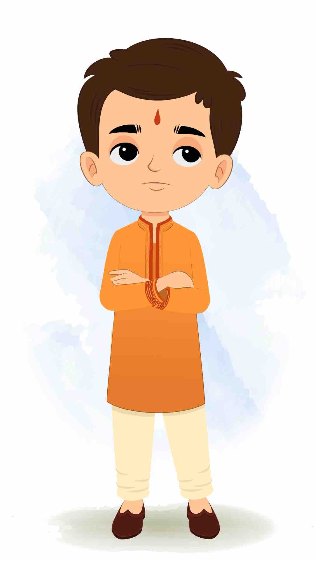 An annoyed Indian boy animated cartoon character aka bittuIannoyed boy,unhappy boy,angry boy,annoyed kid,unhappy kid,angry kid,annoyed,unhappy,angry,vector,illustration,graphic,clipart,cartoon,bittu