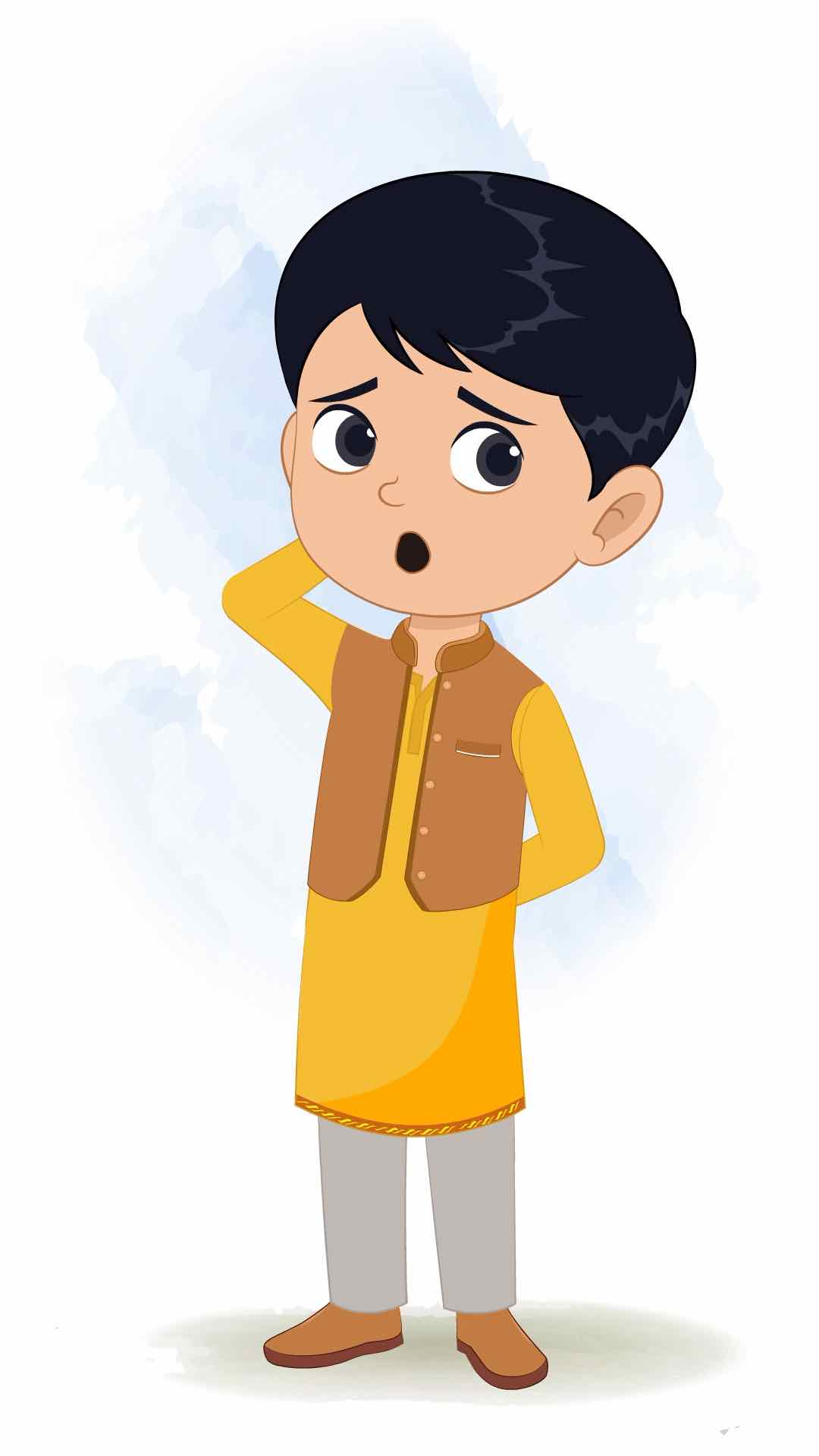 A confused Indian boy animated cartoon character aka ishaanIconfused boy,boy in confusion,clueless boy,doubtful boy,boy in doubt,clueless boy,confused kid,kid in confusion,clueless kid,doubtful kid,kid in doubt,clueless kid,confused,confusion,clueless,doubtful,doubt,clueless,vector,illustration,graphic,clipart,cartoon,ishaan