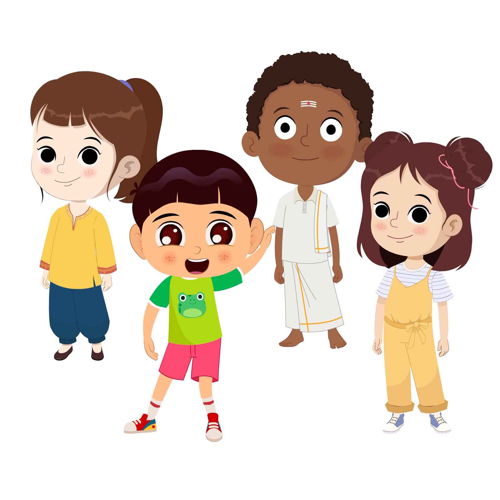 Children/Kids Animated Vector Cartoon Characters